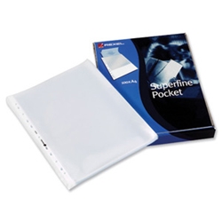 Rexel Superfine Pocket Top Opening A4 [Pack